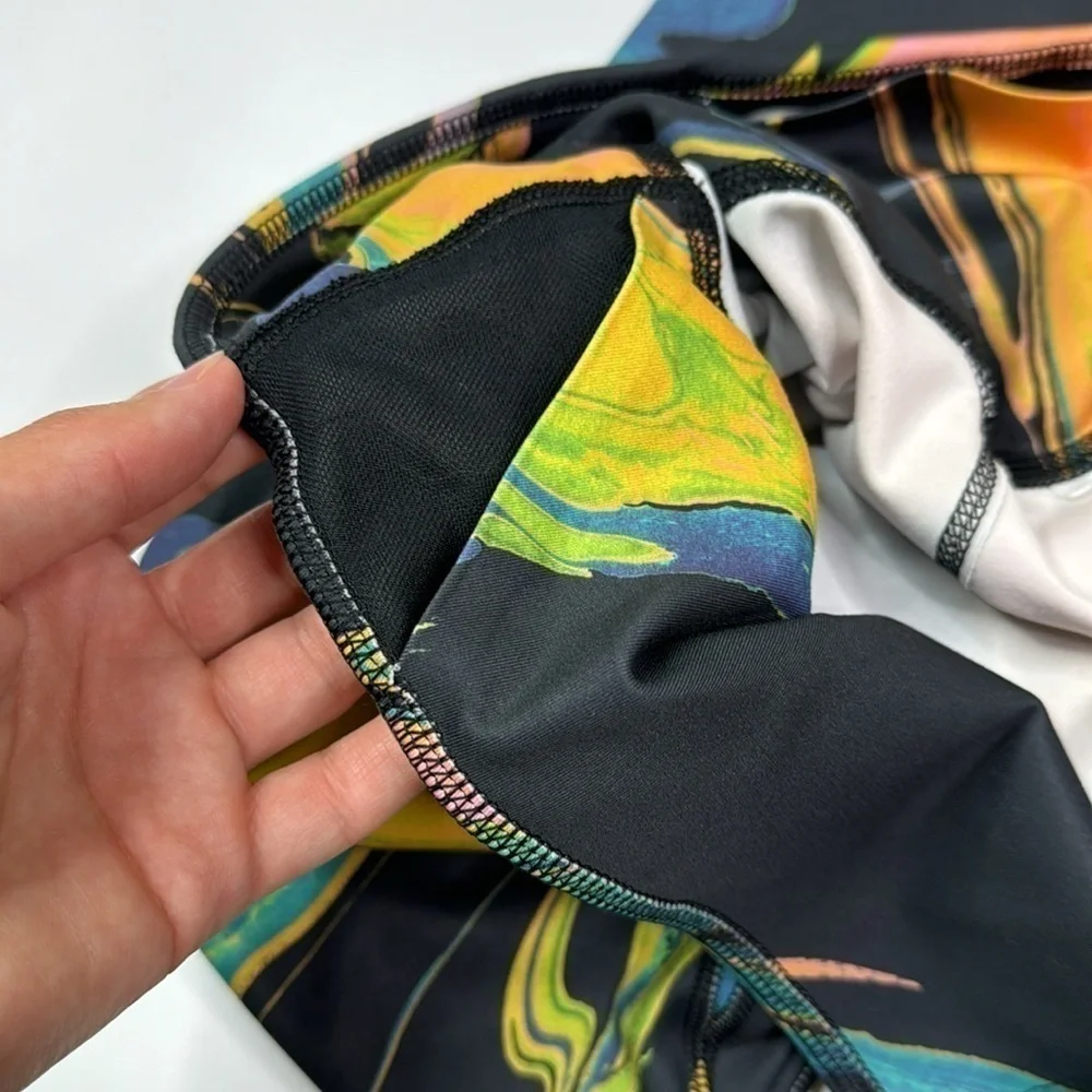 Nike One Luxe Auora 7/8 Marbled Pants Size XL